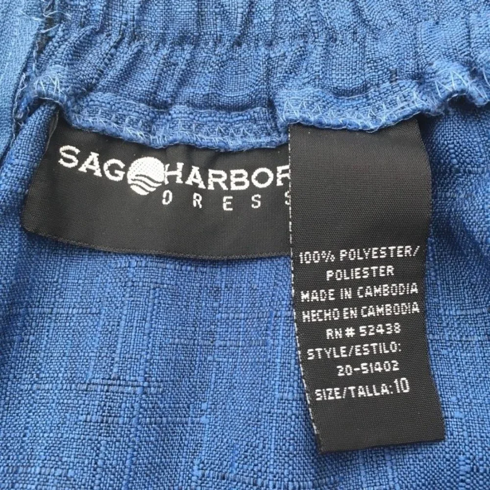 Vintage‎ Sag Harbor A-line Midi Skirt Womens 10 Office Professional Retro Twee
